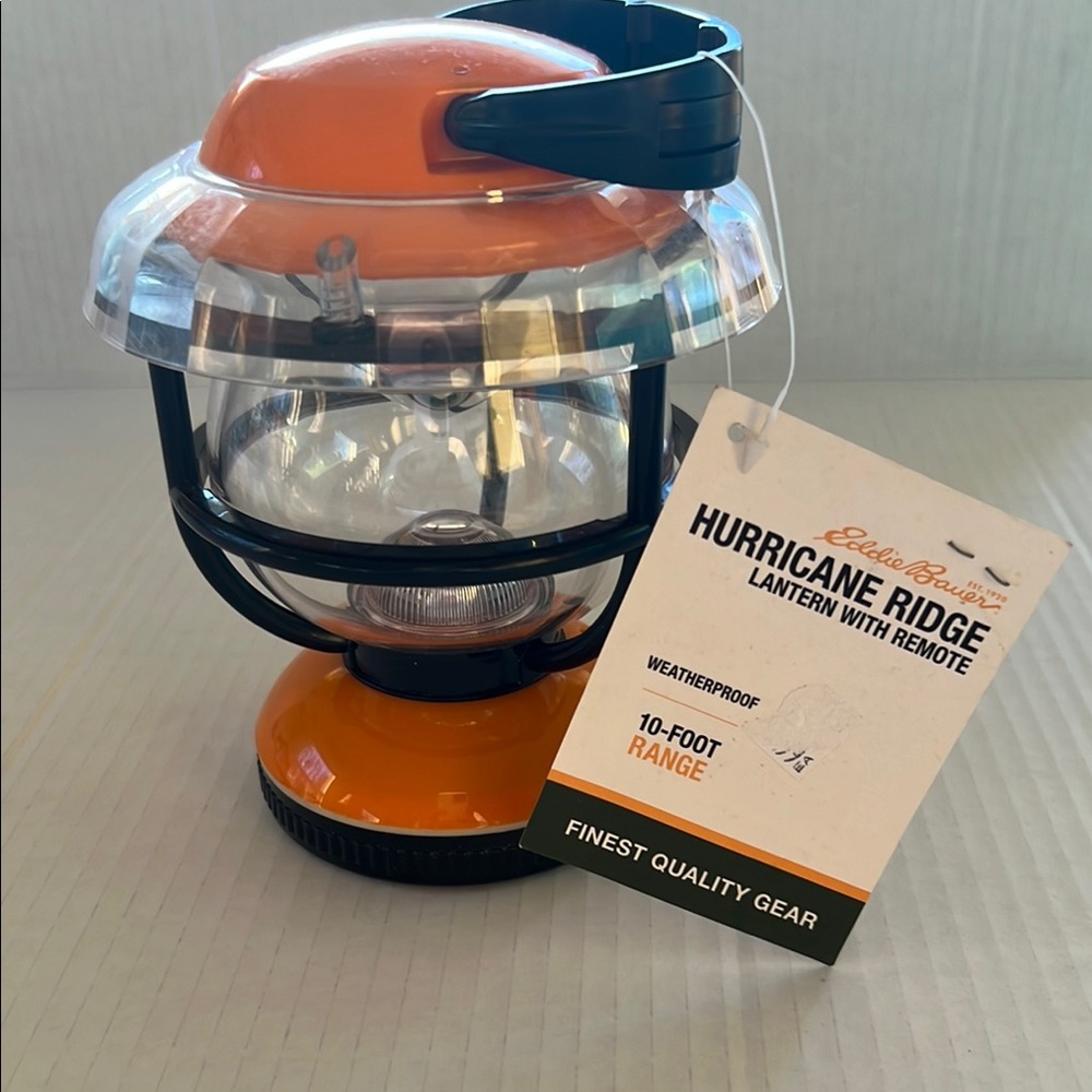 Eddie Bauer Orange Hurricane Ridge Lantern